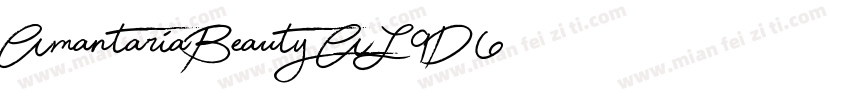 AmantariaBeauty AL9D6字体转换